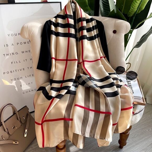 Long Silky Scarf - Picture 7 of 8